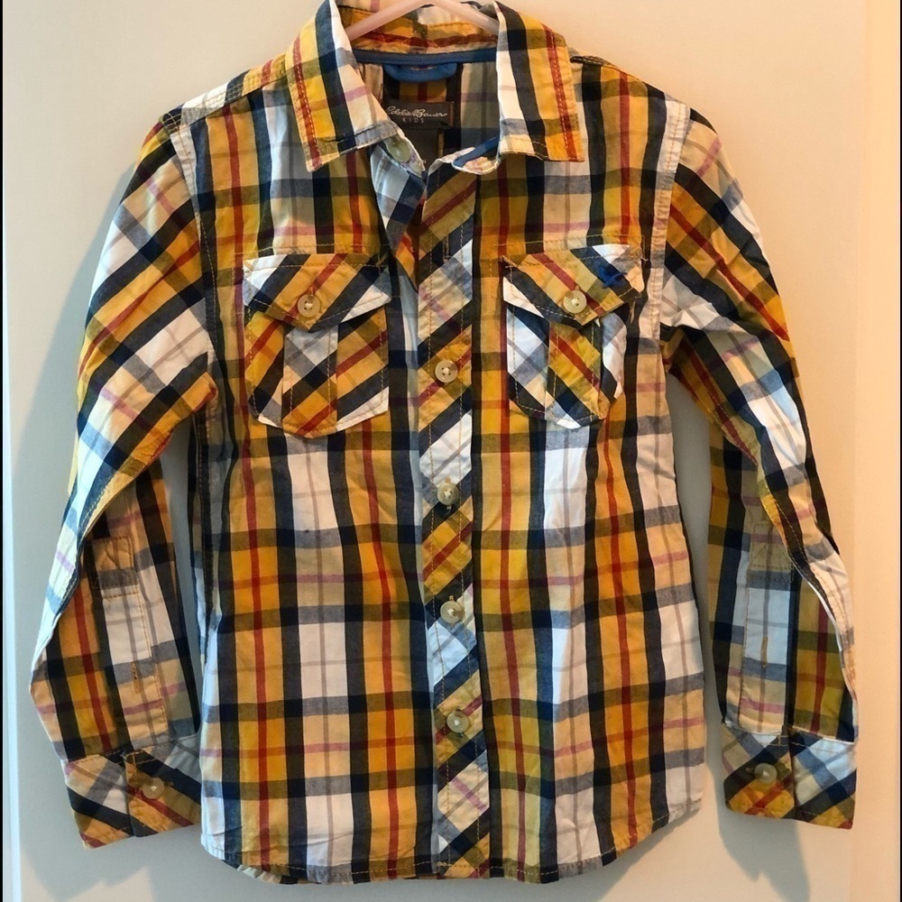 Eddie Bauer boys size 4 button down shirt